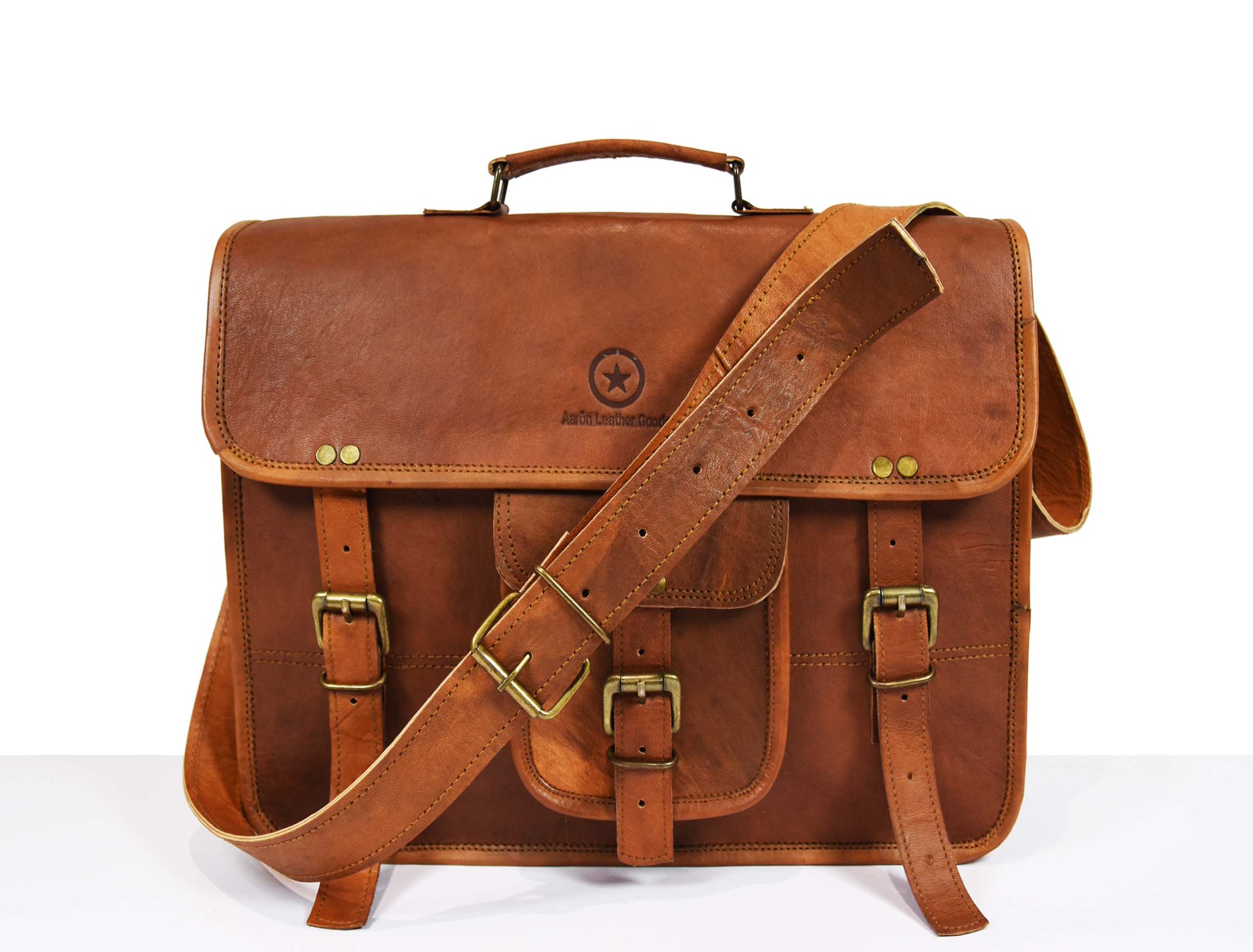 aaron leather goods