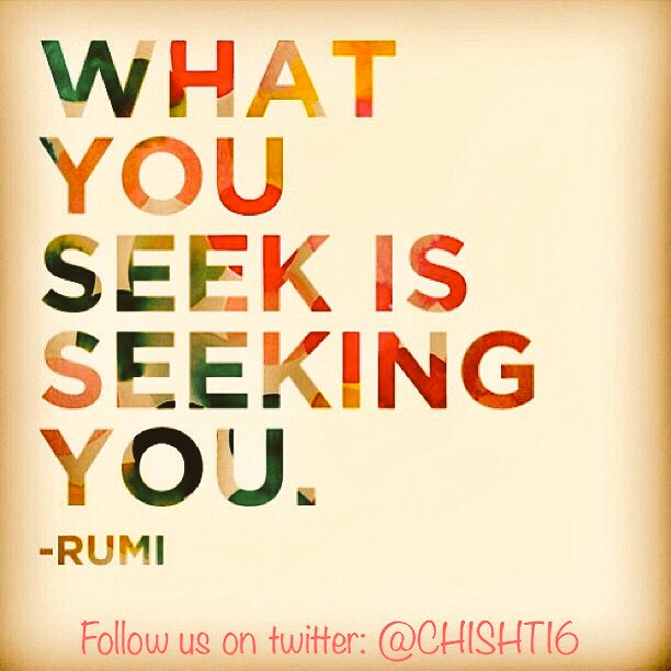 CHISHTI6's tweet photo. Sufi Quote of the day:
#Sufi #Rumi #Spiritual #Kgn https://t.co/BOreWg6Jjm
