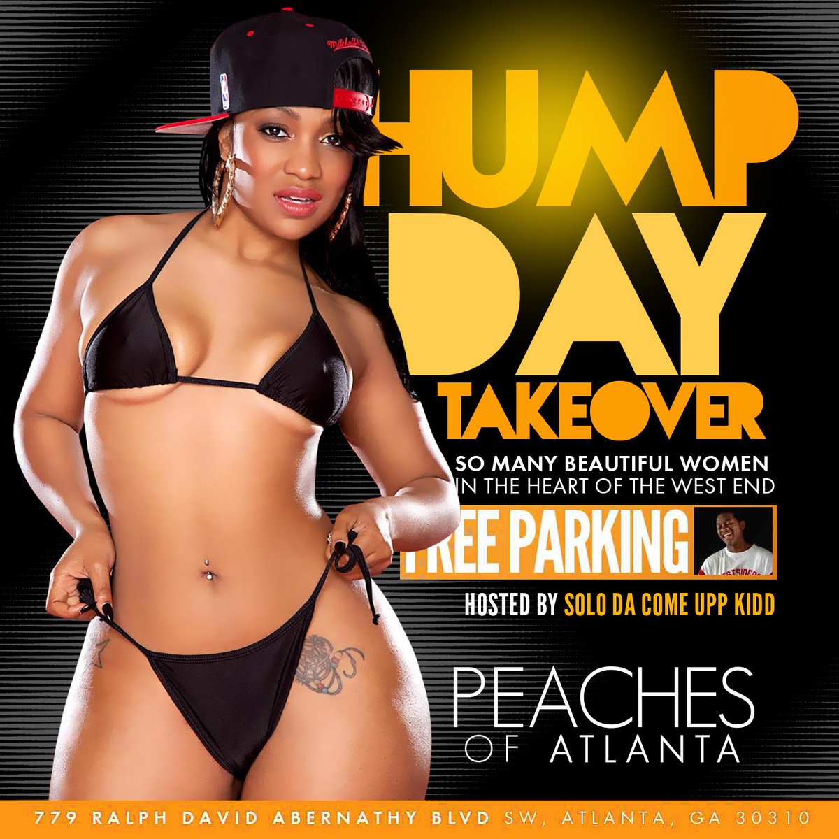 streetz945atl's tweet photo. WE BACK ON THE WESTSIDE at #PEACHESofATLANTA w/ @USOFSOLO EVERY WEDNESDAY NIGHT FOR #HUMPWEDNESDAY, #PULLUP https://t.co/bm5fP6qYnY