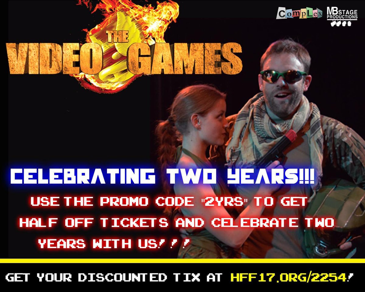 ShaeRodrigYAS's tweet photo. Two shows tonight! First up, check out @TheVideoGamesMB at 7pm! #TheVideoGamesMB #VG07 #LaraCroft #TombRaider #hff17 #LAThtr 🔫🎮🎭🎉 https://t.co/A3egFakwjL