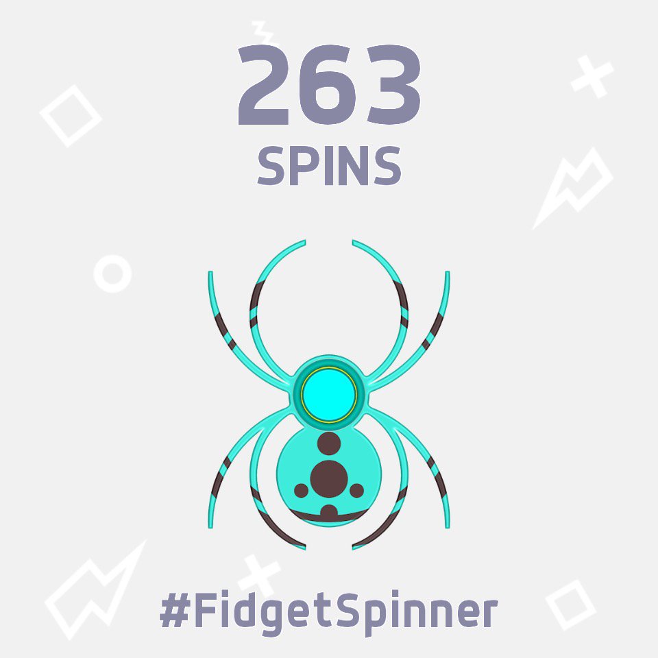 I've just scored 263 spins in this new #FidgetSpinner game! itunes.apple.com/app/finger-spi… Can you beat me?