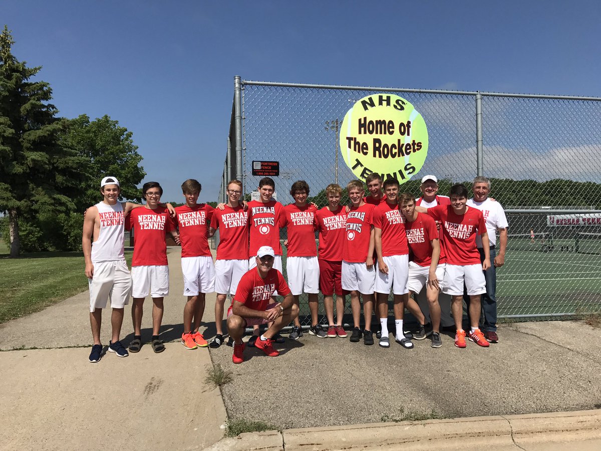 NateNwerner's tweet photo. Good luck to the NHS Boys Tennis Team at the WIAA Team State Tennis Meet 🚀🎾!! Bring home the Gold 🏆! https://t.co/xVw4m2eaI7