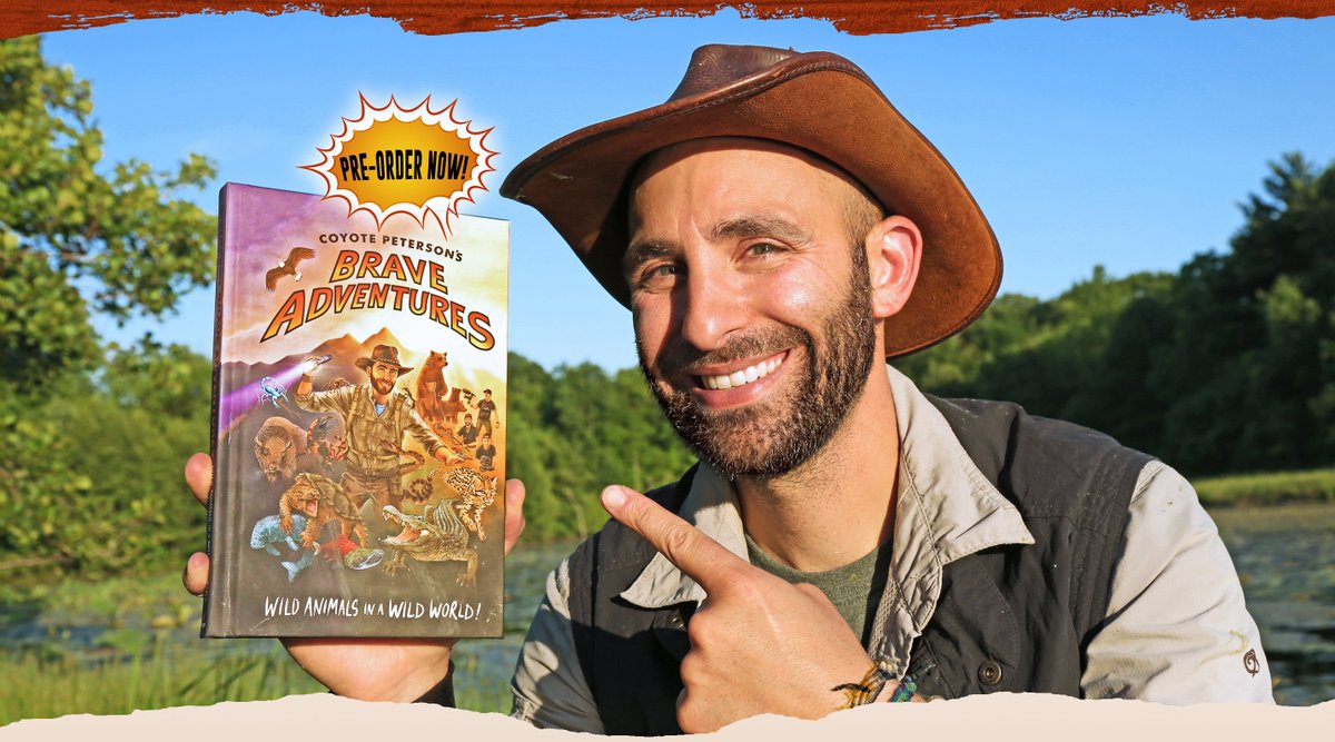 NOW LIVE: <a href="/COYOTEPETERSON/">Coyote Peterson</a>'s Brave Adventures book page! <a href="/BraveWilderness/">Brave Wilderness</a> 
#BraveWilderness #CoyotePeterson
bravewilderness.com/book/