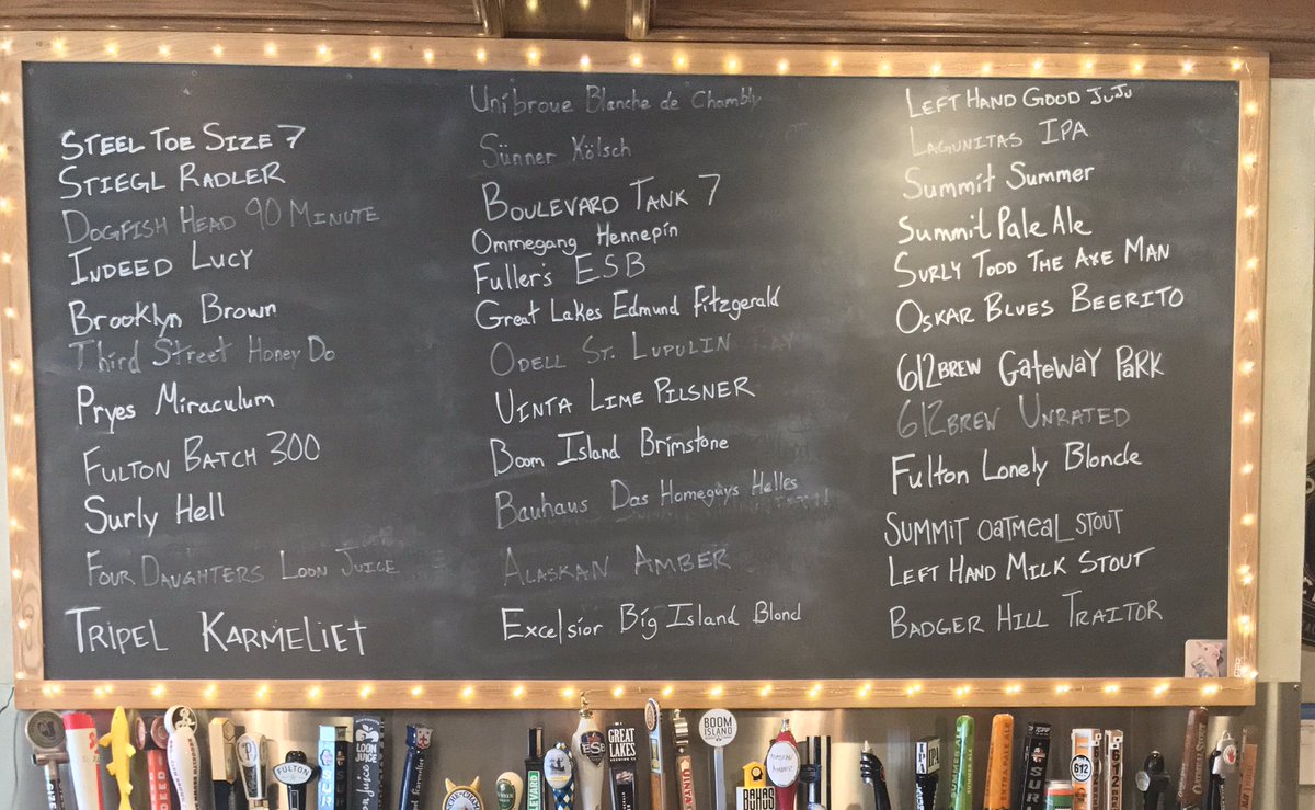 Friday Tap List!