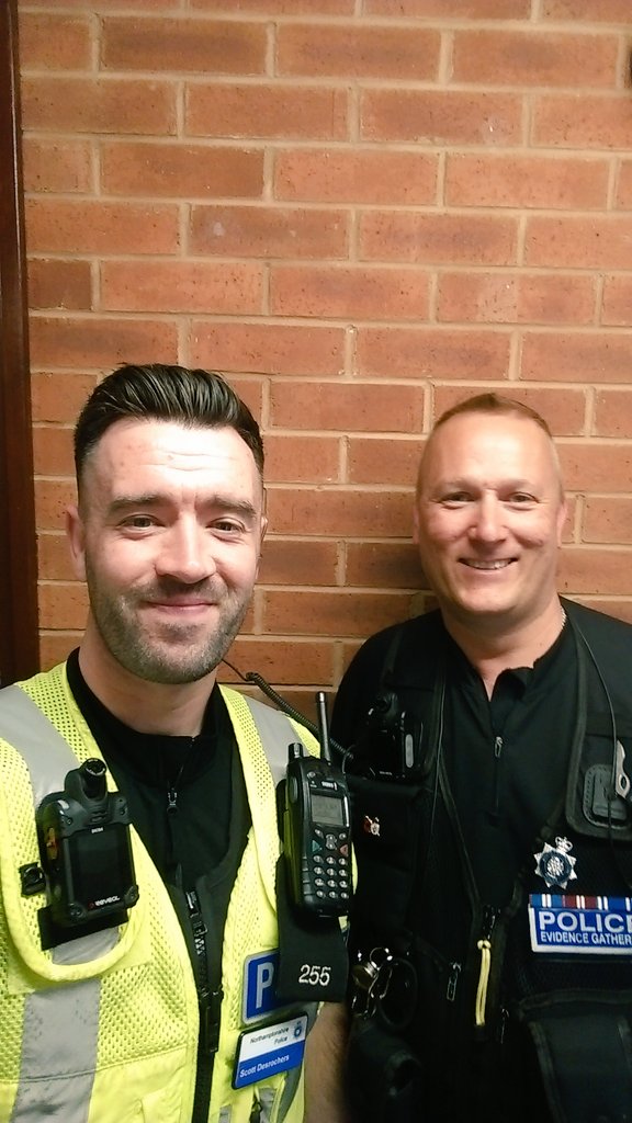 PS255Desrochers's tweet photo. With the one and only #PC280 Matt Hart....any issues in Irthlingborough, he's your man! #CommunityPolicing https://t.co/OkU9XvbU2o