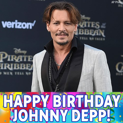 Johnny Depp&rsquo;s Birthday Celebration | HappyBday.to