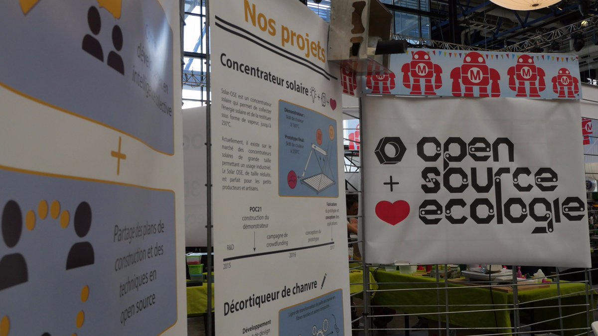 OpenSourceÉcologie (@ose_fr) on Twitter photo La <a href="/MakerFaireParis/">Maker Faire Paris</a> 2017, ça commence bien ! Encore deux jours pour venir nous rencontrer et découvrir le projet OSE !
#MFP17 La <a href="/MakerFaireParis/">Maker Faire Paris</a> 2017, ça commence bien ! Encore deux jours pour venir nous rencontrer et découvrir le projet OSE !
#MFP17