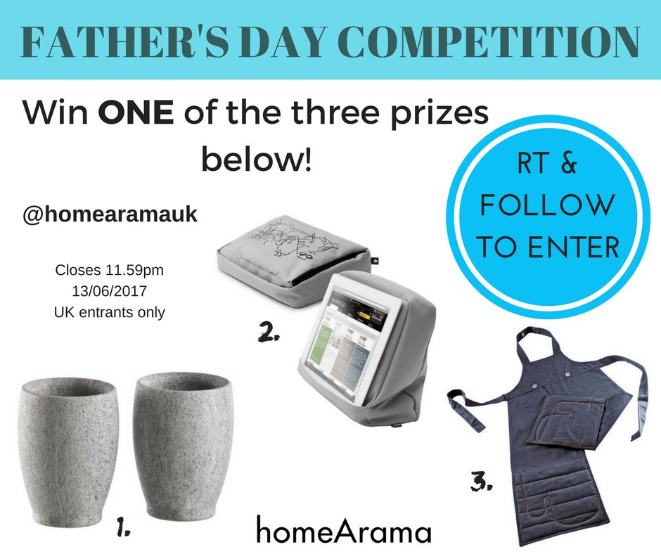 homearamauk's tweet image. 💙🌟️🎉 #FathersDay #Competition 🎉🌟️💙 WIN 1 of 3 prizes for the perfect gift for your Dad! Follow &amp;amp; RT! 👍 Ends 13/6/17 #RTtoWin #Contest #Win
