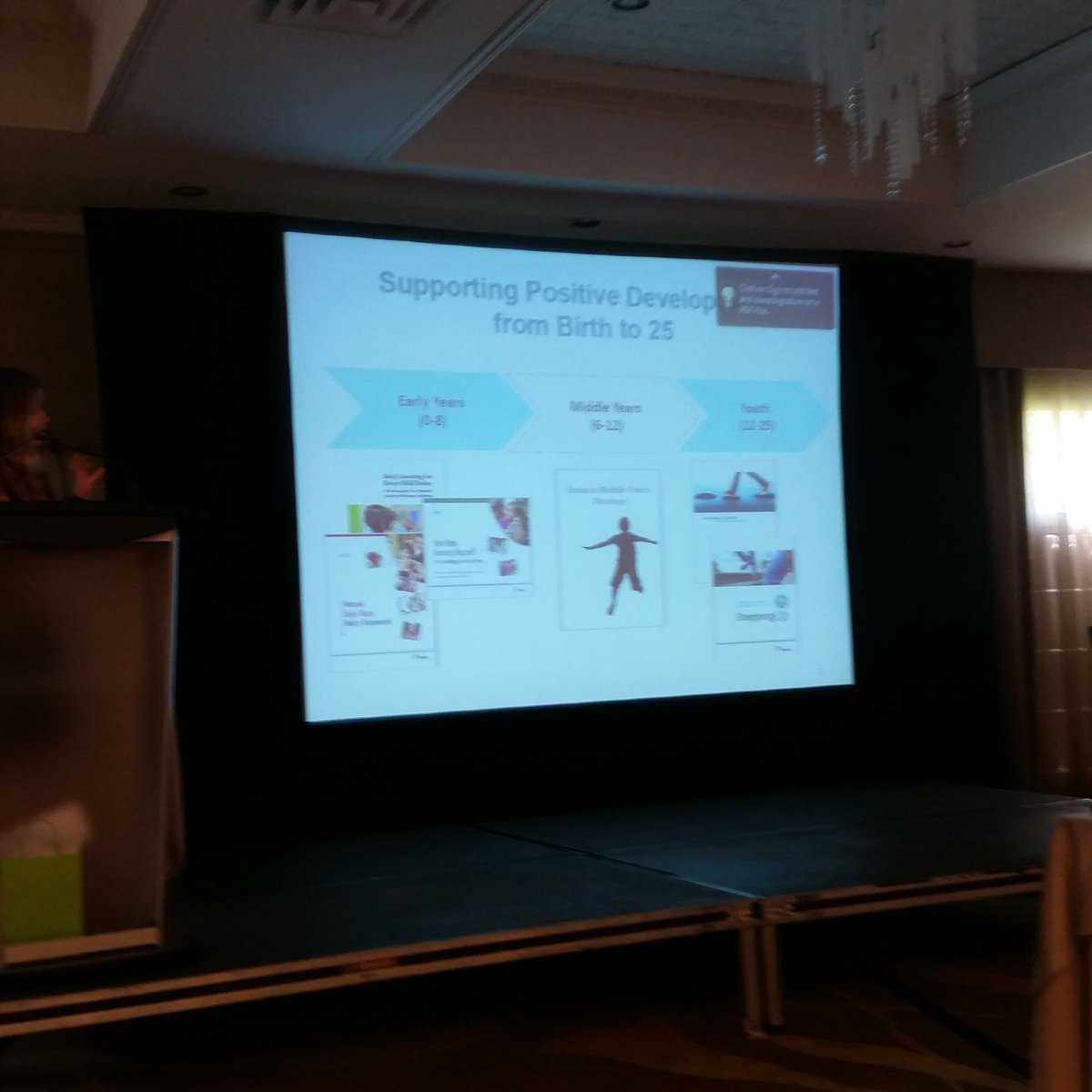 LorettaGSC's tweet photo. #OARTYConf Shelley fr #MCYS releasing newest version of "Stepping Stones" resource on positive youth development @KatherineKGSC @SYPCHamOnt https://t.co/i3NU6rU8HD
