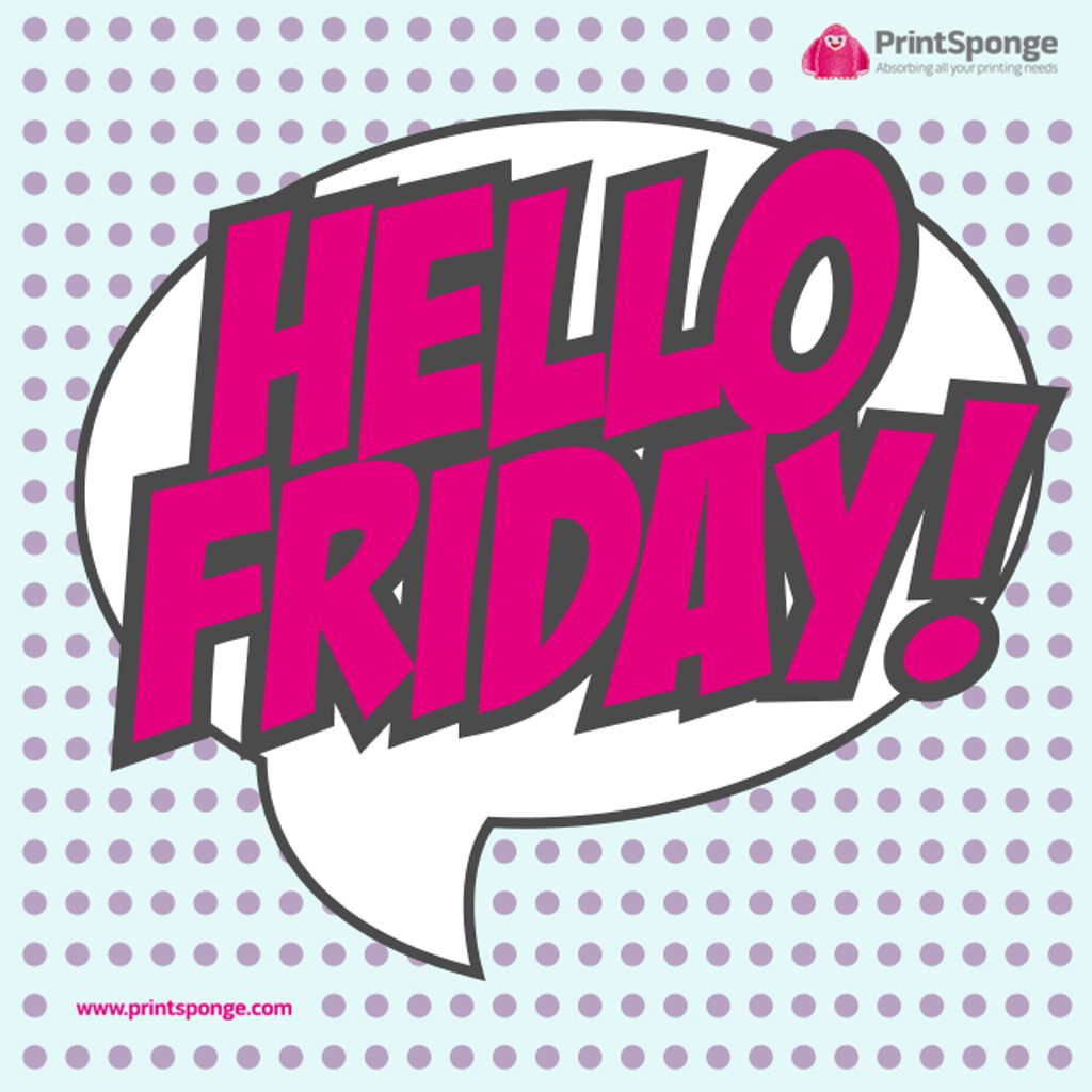 PrintSponge's tweet photo. #fridayfeeling Hope you all have a great weekend when it comes from the team at #printsponge #edinburgh #weekend #Scotland #happy #people https://t.co/GuQSh5UwBK