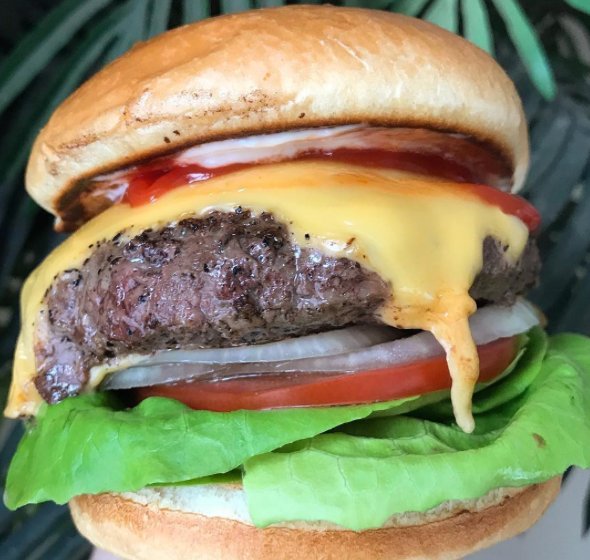 MarketatRF's tweet photo. You know you need this! 
Wagyu burger from @DArtagnanFoods. The best part...all of our BEEF os 20% off this month! https://t.co/zPviAKDOez