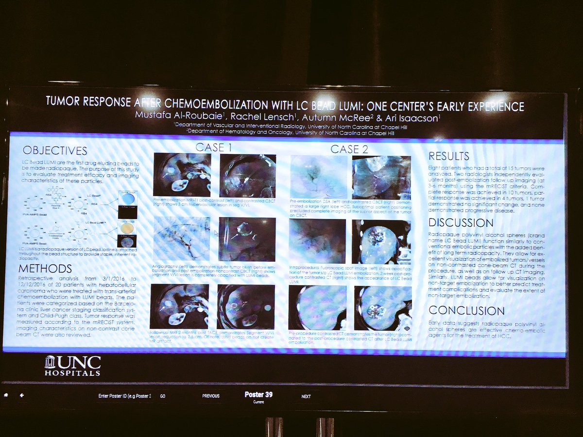 VIRTarHeels's tweet photo. Digital poster at #WCIO17 on the @VIRTarHeels initial experience with LC Bead LUMI. 👍🏻 to fellow Mustafa Al-Roubaie for putting it together https://t.co/kVY4Y1fxlS