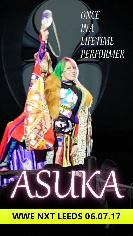 TripleTails2's tweet photo. So happy to see a Once in a lifetime performer @WWEAsuka at Leeds, a very special talent! #best #ThankYou #AsukaCity #NXTLeeds @WWEUK @WWE https://t.co/U4kRsvALfd