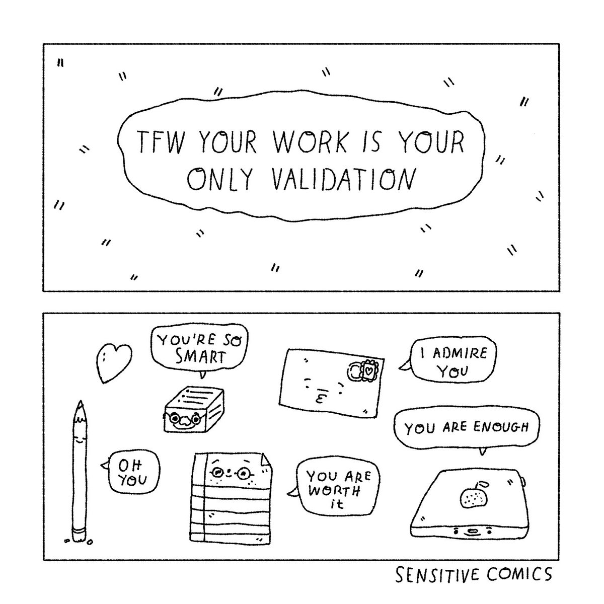 Sensitivecomic's tweet image. 