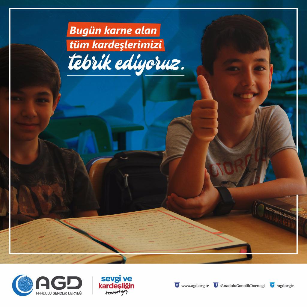 MilliGenclik's tweet photo. Bugün karne alan tüm kardeşlerimizi tebrik ediyoruz. https://t.co/fSB0iQnMfA