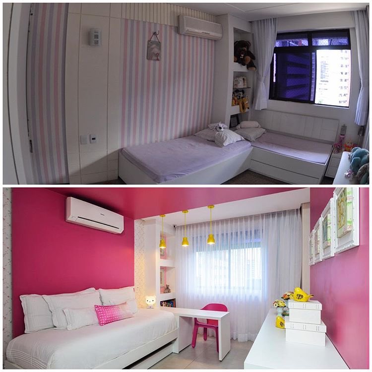 ديكور اليوم ! on Twitter "قبل وبعد تصميم غرف المعيشة وغرف النوم .. 