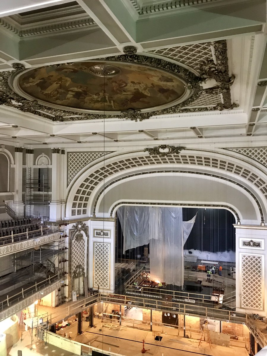 umeirra's tweet photo. A very big thank you to 3CDC for giving us a tour of Music Hall while it's under construction #PreservingAnIcon π·π½ββοΈπ§ https://t.co/DxnIhNO0F1
