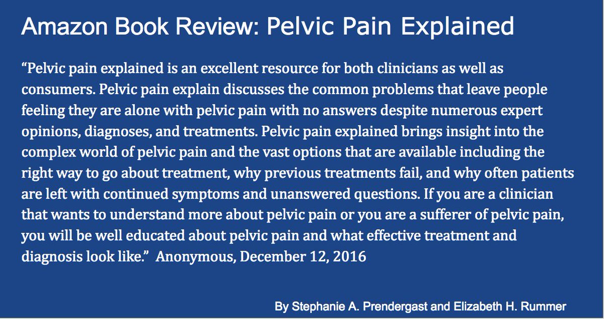 Patients &amp; providers benefit from Pelvic Pain Explained, avail on Amazon #vulvodynia #interstitialcystitis #pudendalneuralgia #PelvicMafia