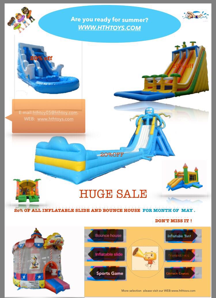 HTH_Inflatables's tweet image. #inflatableforsale #bouncers #bouncehouses #inflatableslides #waterslide #bigdiscount #jumpingcatle #bouncehouseforrental