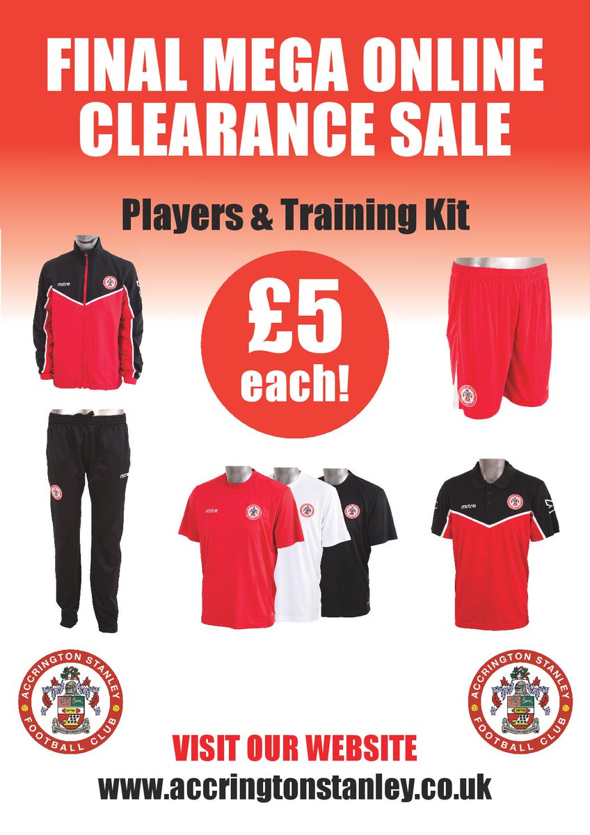 ASFCofficial's tweet photo. Final few sizes of MITRE range remaining, order yours online here for ONLY Β£5. https://t.co/oh83neb8ru #asfcofficial #bargains #clothing https://t.co/JQtlAjOqkI