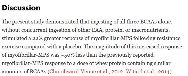 If you use BCAAs to increase muscle, save your money. Whole proteins clearly superior @stirproftip journal.frontiersin.org/article/10.338…