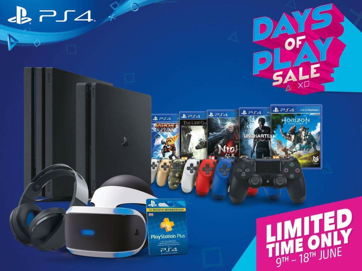 GAMEAldershot's tweet photo. #DaysofPlay sale now on! Deals on controllers, console bundles and PS plus! 1/3 https://t.co/b5AQcnMyTz