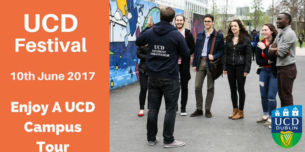 askUCD's tweet photo. Are you coming to #UCDFestival tomorrow? If you are make sure to join our Student Ambassadors for a campus tour while you are here! https://t.co/TXrq8t8j6x