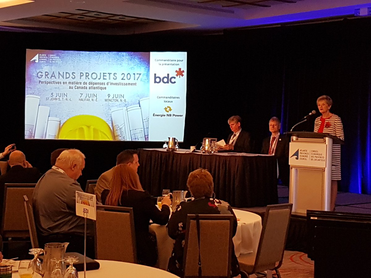 atl_econcouncil's tweet photo. We're underway. @myNBCC 's @nbccpres opens our #MajorProjects2017 event in #Moncton https://t.co/PZ8nTyQA20