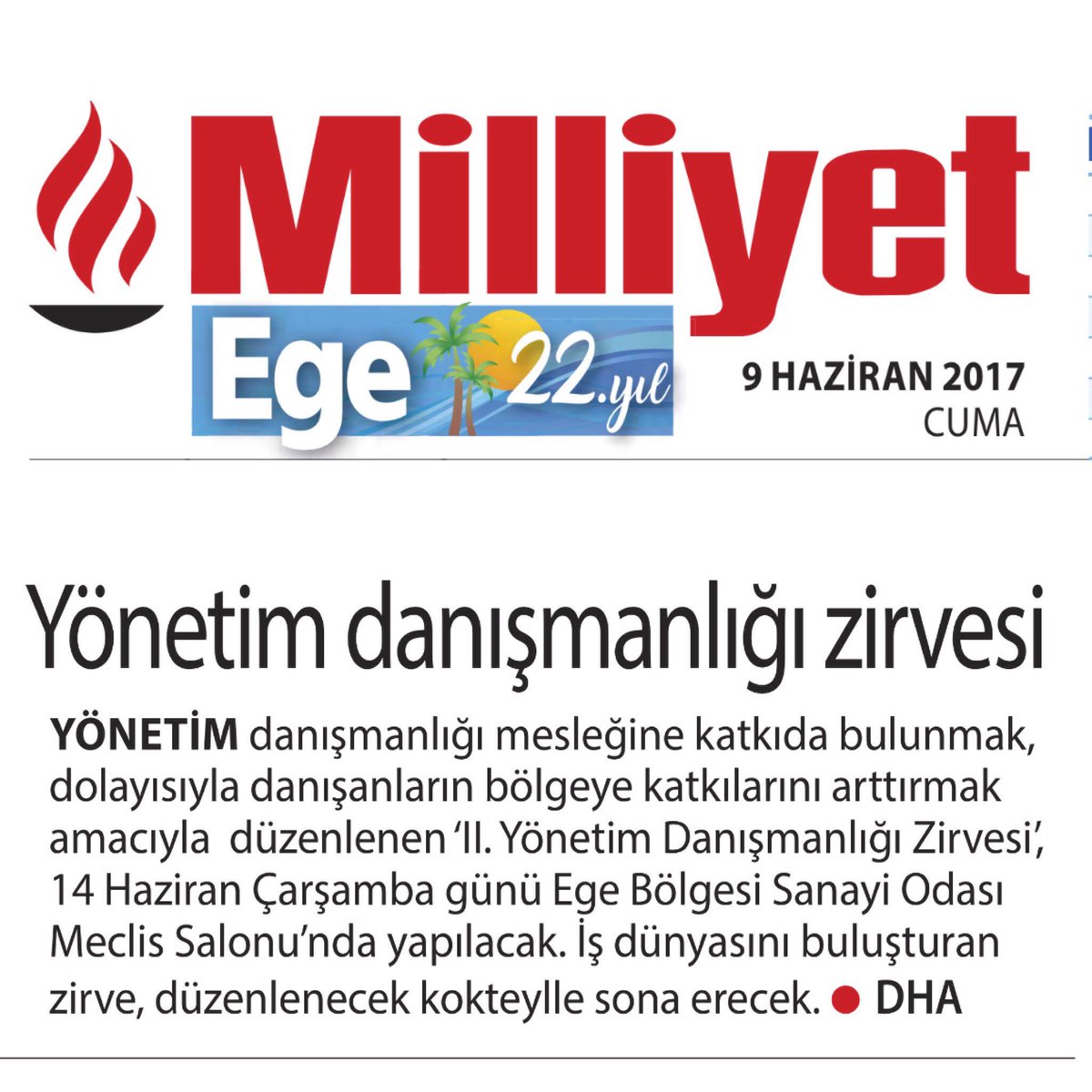 egeydd's tweet photo. II. Yönetim Danışmanlığı Zirvesi 14 Haziran'da İzmir'de... https://t.co/ZMojd0248e