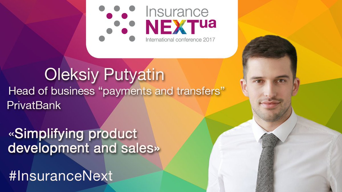 Keynote speaker <a href="/InsuranceNEXTua/">InsuranceNEXT`UA</a> First #Ukrainian international #InsurTech &amp; #FinTech conference
goo.gl/NovB86  
<a href="/privatbankua/">PrivatBank</a>