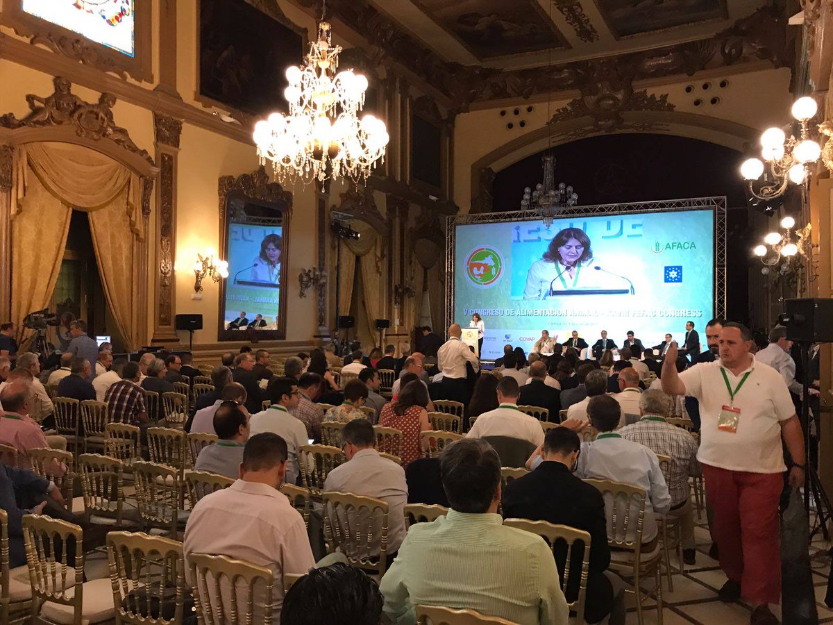 congresoAA17's tweet photo. Así comenzó esta mañana la segunda (y última) jornada de este V Congreso Internacional de Alimentación Animal. 👇👇 https://t.co/4hkrwuPXYU