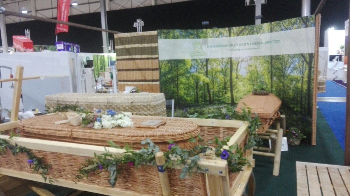 the_AGFD's tweet photo. We're here at @Funeral_Exhibit #NationalFuneralExhibition today. Come learn about us &amp; take home some #AGFD seeds too 🌻🦋🐝 #NFE #ecofuneral https://t.co/MvxM0KWAu5