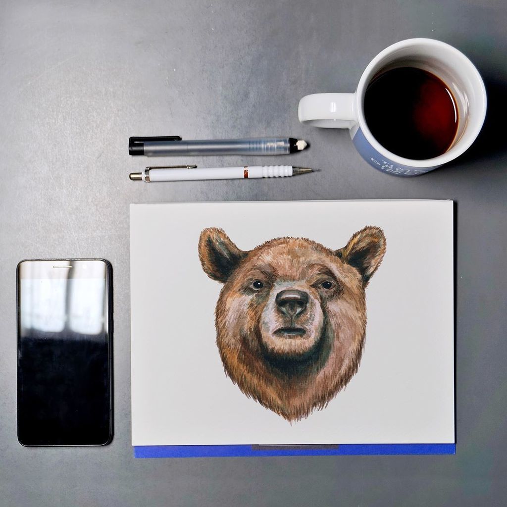 v0idea's tweet photo. Watercolor Illustration. 🐻 
Available here: https://t.co/v0VisV6C6g ---------------------------------------------… https://t.co/PAEZsWRmJC https://t.co/G3sYLv1C91