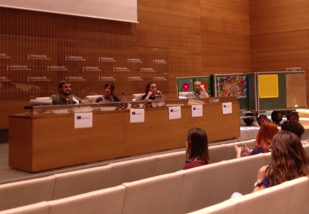 mobileschool's tweet photo. Panel discussion with @AsocEnbat #FundacjaUkryteSkzryte and @gpu_uno on street work in neighbourhoods in Europe! #EUEXMS https://t.co/eu5O98xFRd