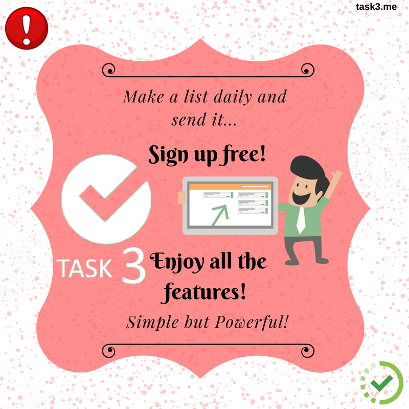 task3me's tweet image. #SimpleToDoList #Task3.me is here to get more done. #Task3 - #BestToDoList to keep you on track. #SignUpNow