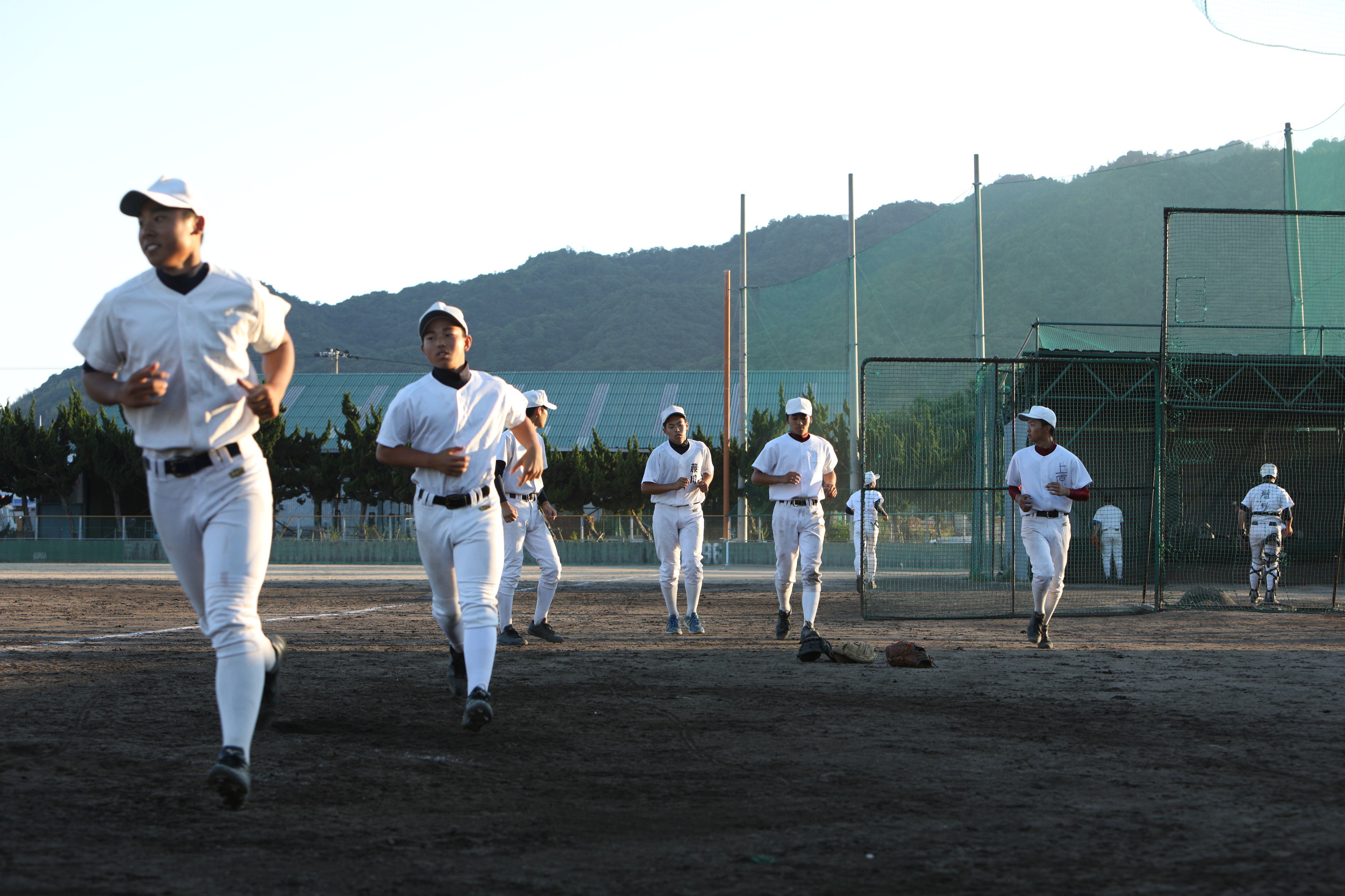 香川西硬式野球部 グランドコート っぽく