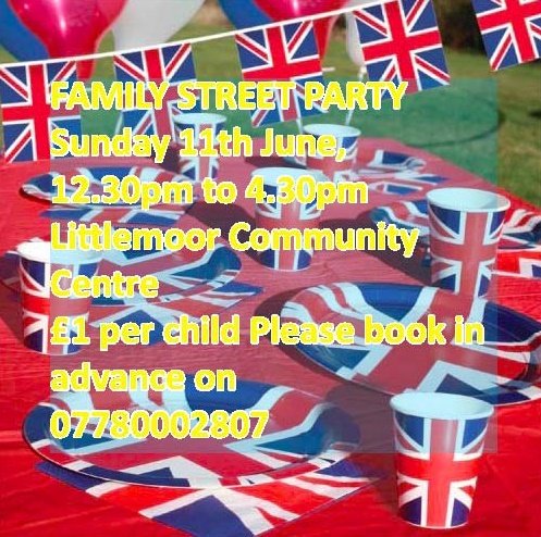 🎈It's party time in #Littlemoor this Sunday🎉 
FAMILY STREET PARTY! Book your kids' place now.