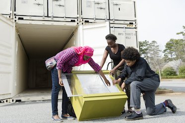 KSUEngineering's tweet photo. Haiti community center collaboration, between KSU students and MHS students! #KSUEngineering #KSUOwls #KennesawState https://t.co/7nQwAUveCg https://t.co/rjS5fCe5z4