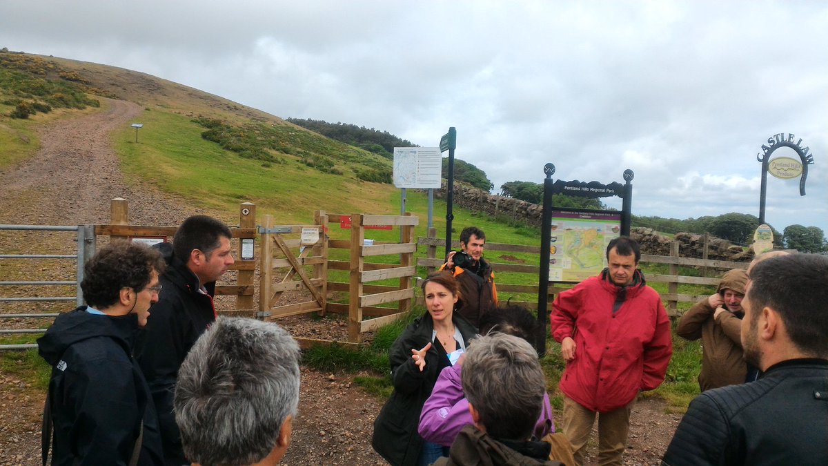 EuroSheepEU's tweet image. Castlelaw visit with #sheepnet @InstitutElevage @SRUCResearch @EIPAGRI_SP @EU_H2020