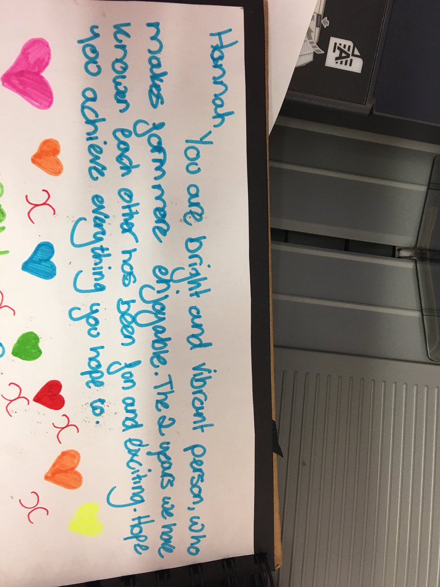 Ecco_CAQR's tweet photo. Love this message in a y11 leaving book from a year 9 kid! https://t.co/ffG9SRnFu5