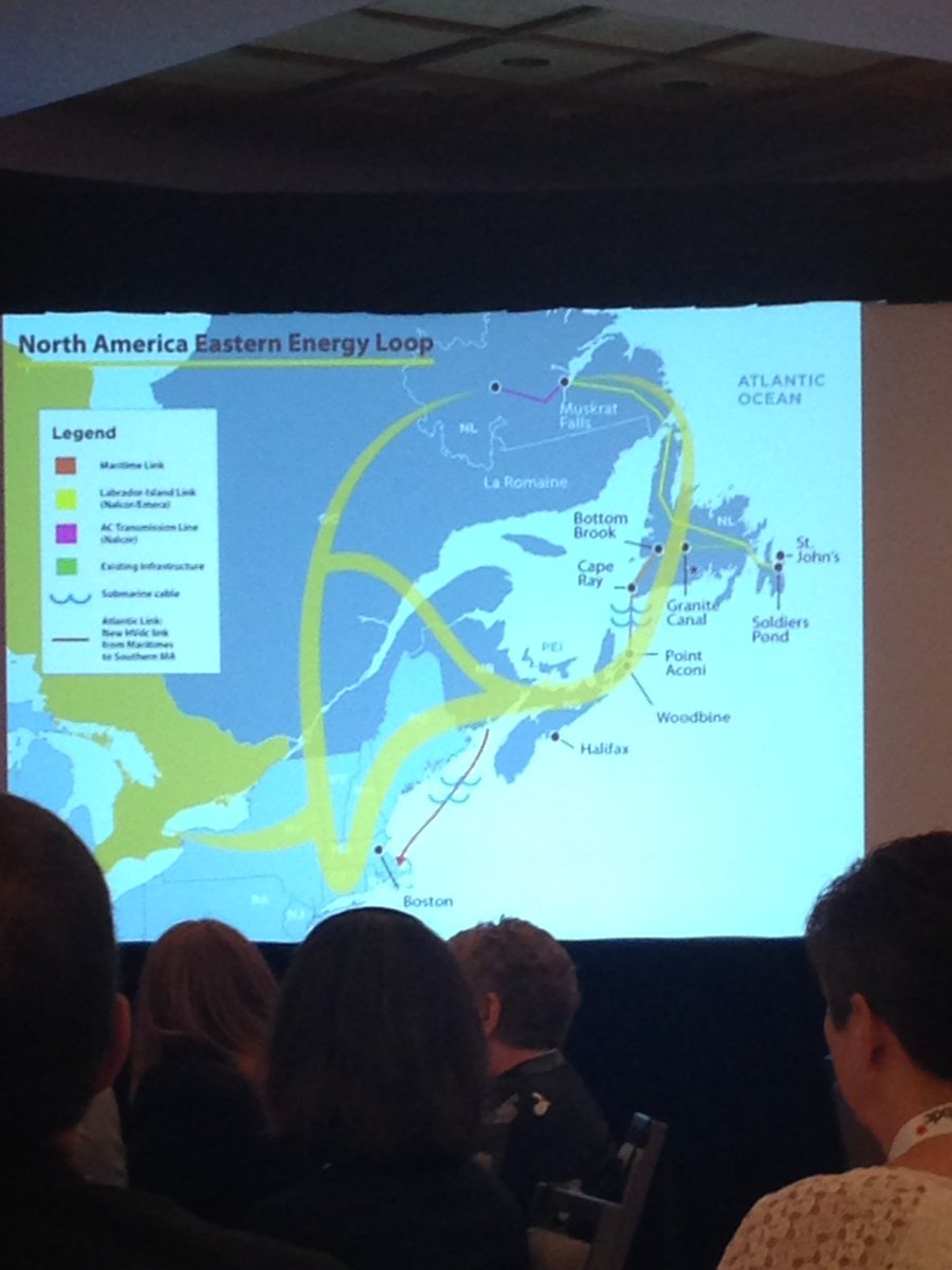 BourqueInd's tweet photo. Getting a presentation on the proposed Atlantic Link. @APECatlantic from Emera #majorprojects2017 https://t.co/cMuPPDzMrq