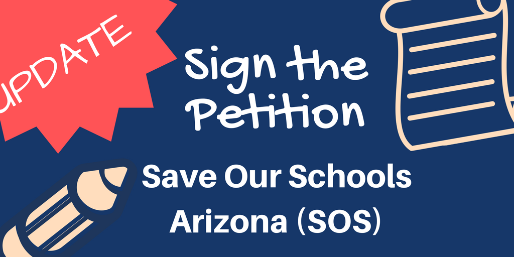 IndivisibleAz7's tweet photo. UPDATE – Save Our Schools Arizona (SOS) Sign the Petition #TheResistance https://t.co/R8UXKssHZZ https://t.co/PfViCJy9h3