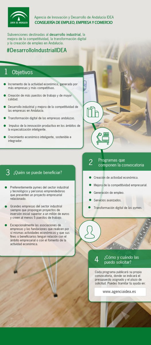 IDEAJunta's tweet photo. Conoce todos los detalles de la orden #DesarrolloIndustrialIDEA gracias a nuestra #infografía. https://t.co/LJDzjxcXUQ
