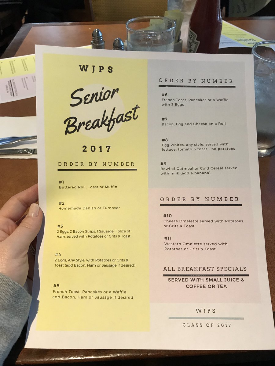 MsKatzPhysics's tweet photo. #wjps #seniors #wjpsseniorbreakfast https://t.co/618KTS2XYF