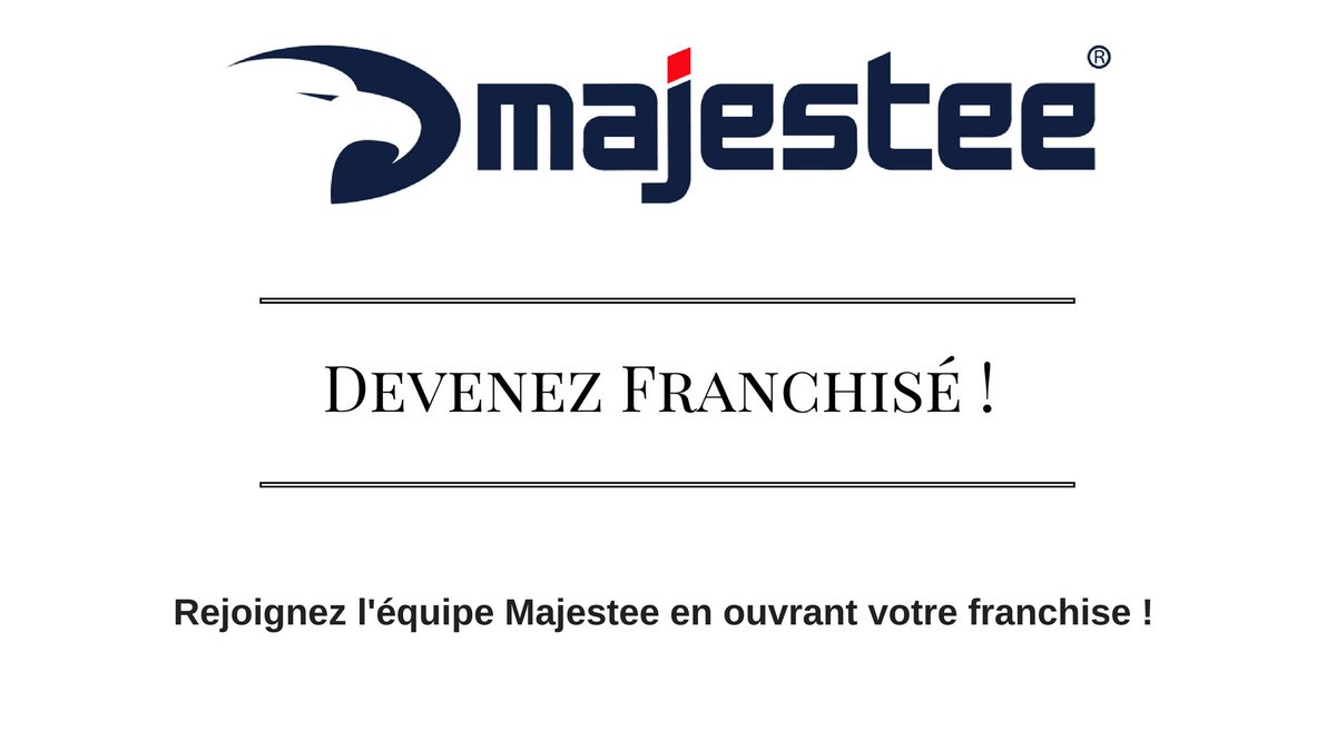 Et si vous deveniez franchisé Majestee? bit.ly/2sKjlsy

#majestee #Montpellier #occitanie #franchise #sport