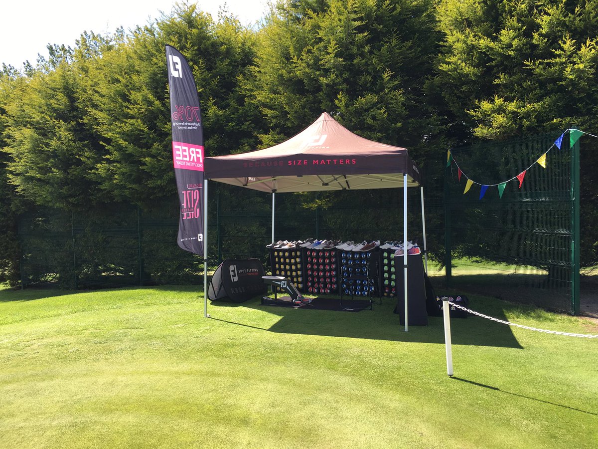 LewisgMackle's tweet photo. @BangorGC hosting @FootJoyEurope Shoe Fitting 1-5pm today. Plenty happening for Captains Day! #sizematters ⛳️☀️️⛳️ https://t.co/f3NmETWuUG