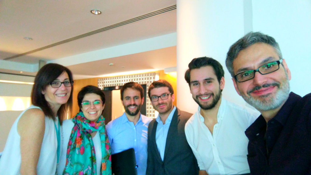 IndraCompany's tweet photo. Algunos de nuestros intraemprendedores #geneSYSIndra tras enfrentarse a la primera ronda eliminatoria del concurso.¿Quién pasará a la final? https://t.co/jfk21MjYCg