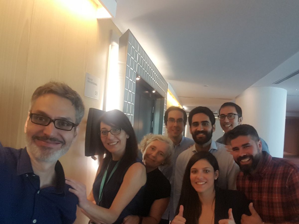 IndraCompany's tweet photo. Algunos de nuestros intraemprendedores #geneSYSIndra tras enfrentarse a la primera ronda eliminatoria del concurso.¿Quién pasará a la final? https://t.co/jfk21MjYCg