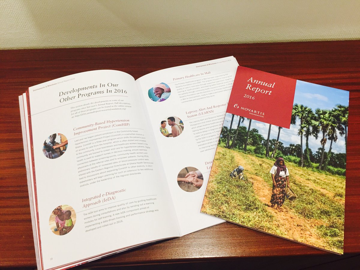 HannaRueggeberg's tweet photo. Hot off the press: the @NovartisFDN 2016 Annual Report! You can order your printed copy here: https://t.co/xyT8Opv9Ht https://t.co/xC7MxCnVeh