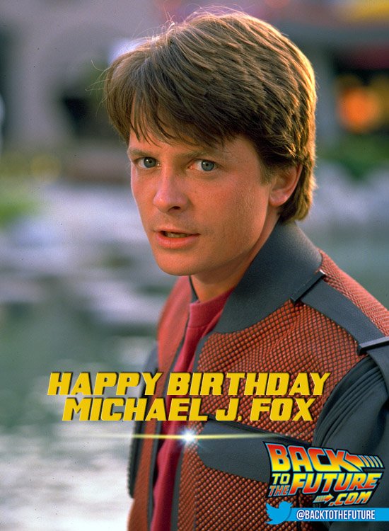 Happy Birthday wishes today to actor Michael J. Fox! 